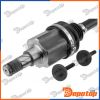 Demi-Arbre de Transmission MTM avant gauche pour VOLVO | NPW-VV-170, 31367904
